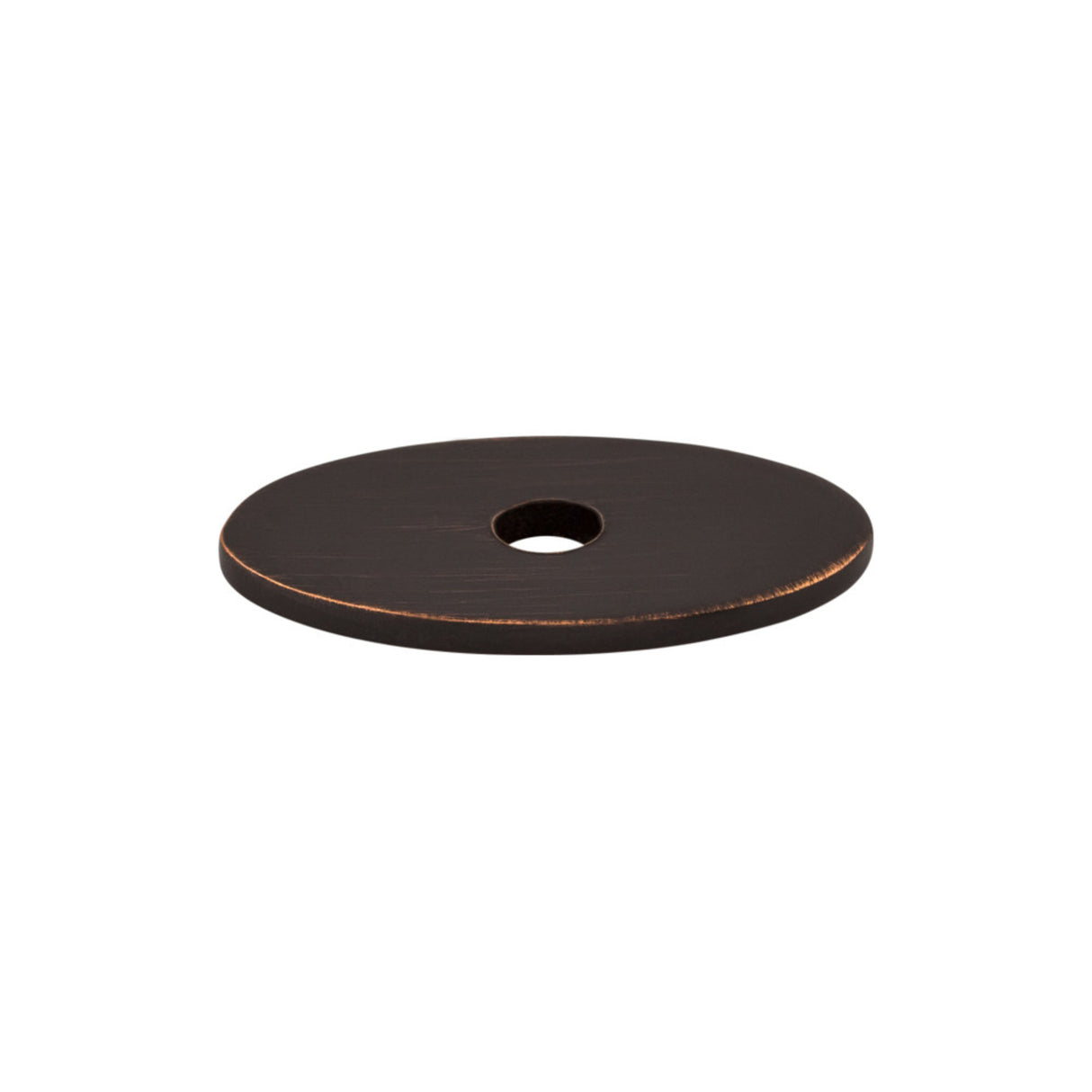 Top Knobs TK58TB Oval Knob Backplate Tuscan Bronze