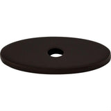 Top Knobs TK58ORB TK58 Oval 1 1/4" Knob Backplate Oil Rubbed Bronze