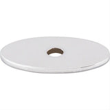 Top Knobs TK58PC TK58 Oval 1 1/4" Knob Backplate Polished Chrome