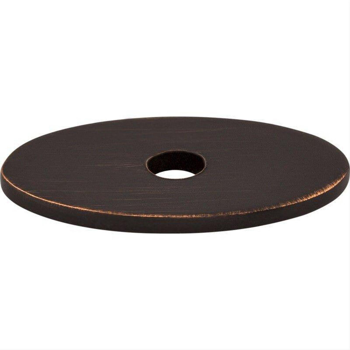 Top Knobs TK58TB TK58 Oval 1 1/4" Knob Backplate Tuscan Bronze
