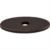 Top Knobs TK58TB TK58 Oval 1 1/4" Knob Backplate Tuscan Bronze