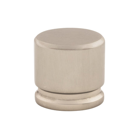 Top Knobs TK59BSN Oval 1 1/8" Length Oval Knob Brushed Satin Nickel