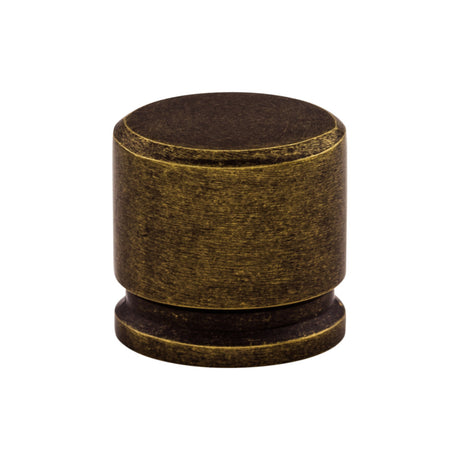 Top Knobs TK59GBZ Oval 1 1/8" Length Oval Knob German Bronze