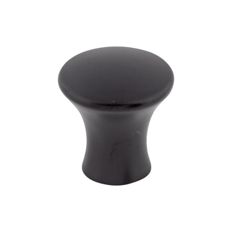 Top Knobs TK590BLK Oculus 7/8" Diameter Round Knob Flat Black