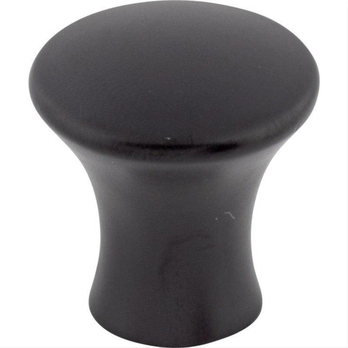 Top Knobs TK590BLK TK590 Oculus 7/8" Diameter Mushroom Cabinet Knob Flat Black