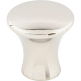 Top Knobs TK590PN TK590 Oculus 7/8" Diameter Mushroom Cabinet Knob Polished Nickel