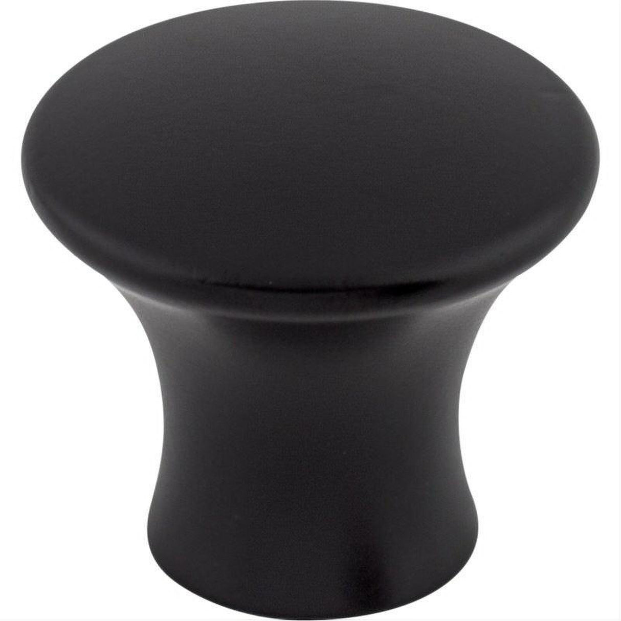 Top Knobs TK591BLK TK591 Oculus 1 1/8" Diameter Mushroom Cabinet Knob Flat Black