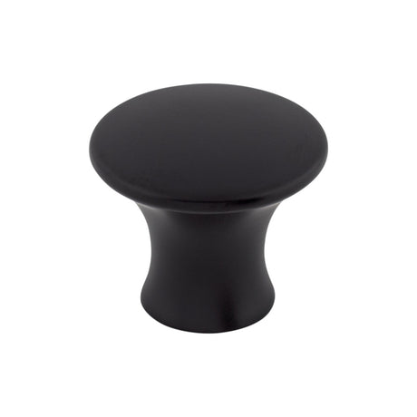 Top Knobs TK592BLK Oculus 1 5/16" Diameter Round Knob Flat Black