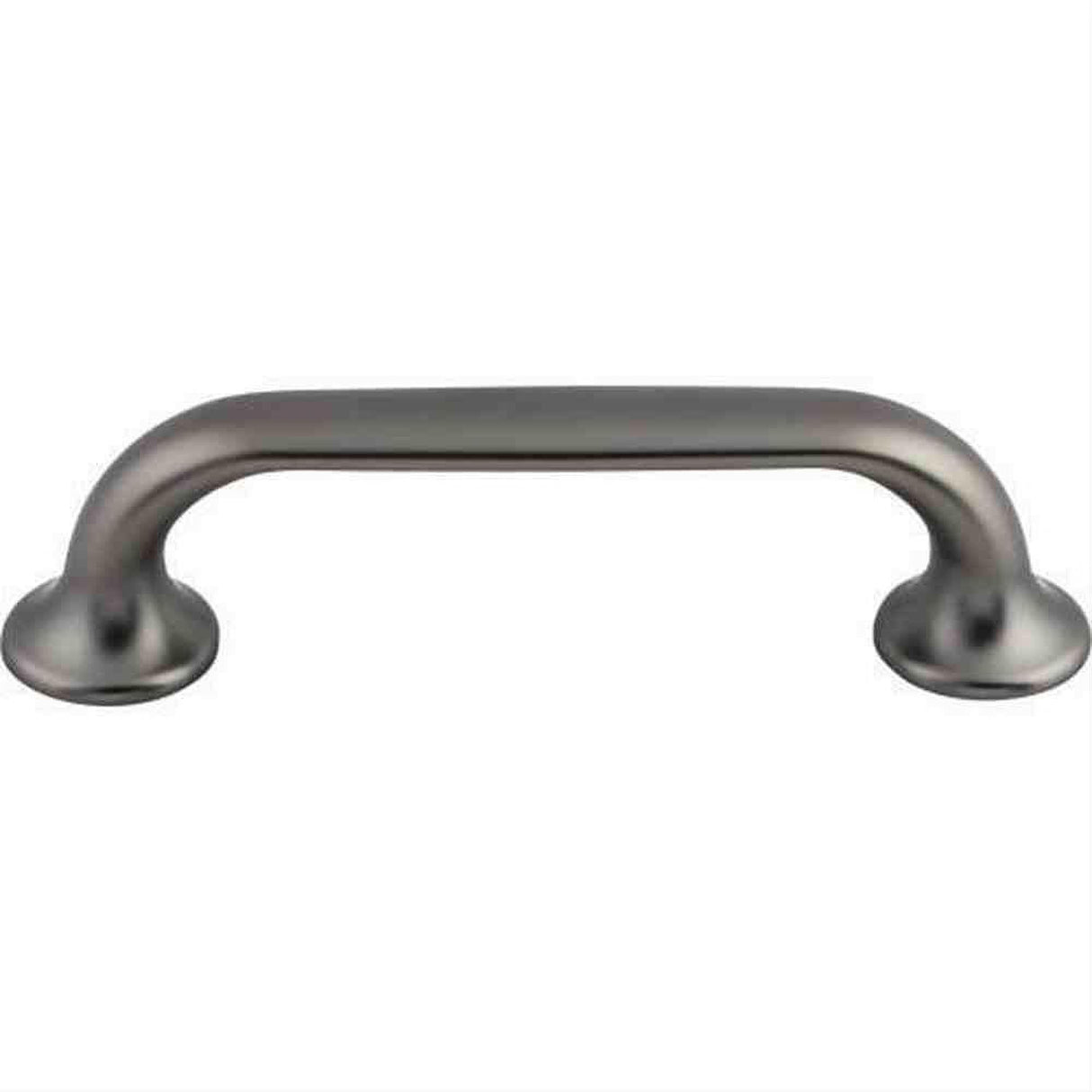 Top Knobs TK593AG Oculus Oval Cabinet Pull 3-3/4" Center to Center Ash Gray