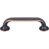 Top Knobs TK593UM Oculus Oval Cabinet Pull 3-3/4" Center to Center Umbrio