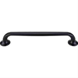 Top Knobs TK595BLK TK595 Oculus Oval Cabinet Pull 6-5/16" Center to Center Flat Black