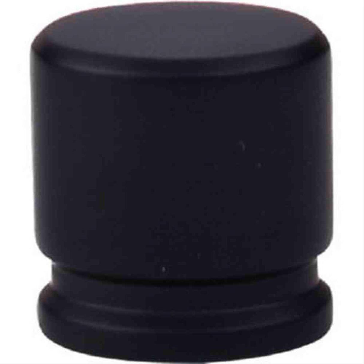 Top Knobs TK59BLK TK59 Oval Medium Cabinet Knob 1-1/8" Flat Black