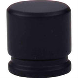 Top Knobs TK59BLK TK59 Oval Medium Cabinet Knob 1-1/8" Flat Black