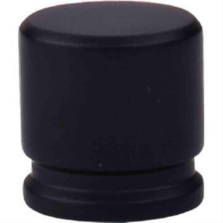 Top Knobs TK59BLK TK59 Oval Medium Cabinet Knob 1-1/8" Flat Black