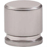Top Knobs TK59BSN TK59 Oval Medium Cabinet Knob 1-1/8" Brushed Satin Nickel