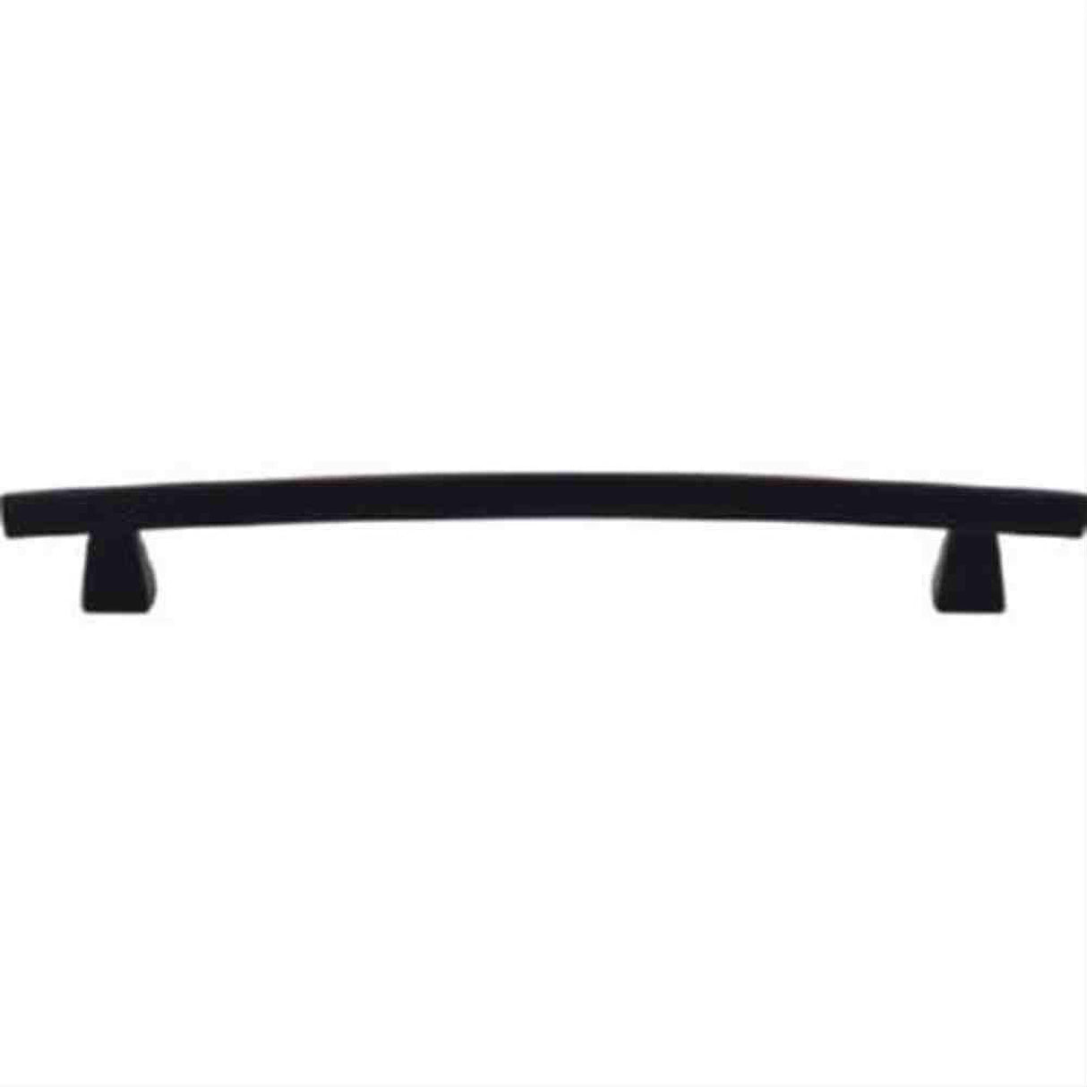 Top Knobs TK5BLK Arched Cabinet Pull 8" Center to Center Flat Black
