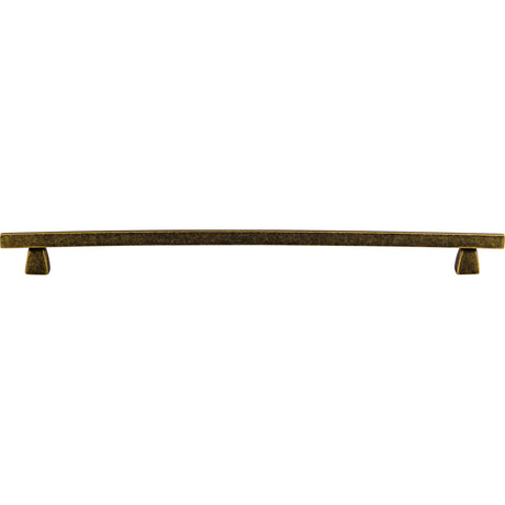 Top Knobs TK6GBZ Arched 12" Center to Center Bar Pull German Bronze