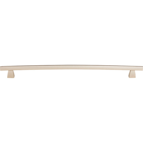 Top Knobs TK6PN Arched 12" Center to Center Bar Pull Polished Nickel