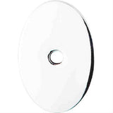 Top Knobs TK60PC TK60 Oval Medium Backplate 1-1/2" Polished Chrome