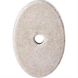 Top Knobs TK60PTA TK60 Oval Medium Backplate 1-1/2" Pewter Antique