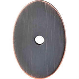 Top Knobs TK60TB TK60 Oval Medium Backplate 1-1/2" Tuscan Bronze