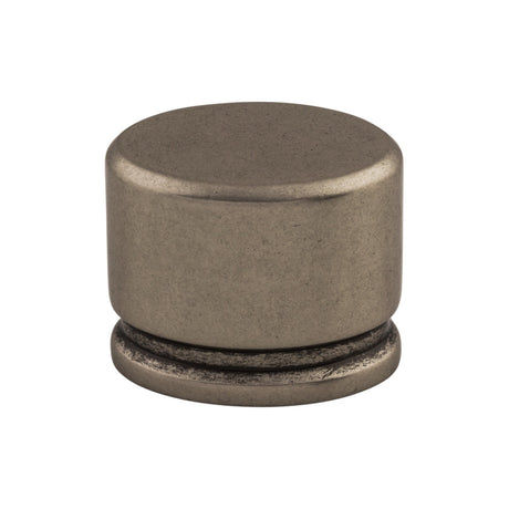 Top Knobs TK61PTA Oval 1 3/8" Length Oval Knob Pewter Antique
