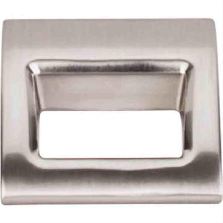 Top Knobs TK615BSN TK615 Tango Small Finger Cabinet Pull 1-1/8" Brushed Satin Nickel