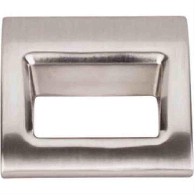 Top Knobs TK615BSN TK615 Tango Small Finger Cabinet Pull 1-1/8" Brushed Satin Nickel