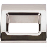 Top Knobs TK615PN TK615 Tango Small Finger Cabinet Pull 1-1/8" Polished Nickel