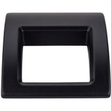 Top Knobs TK616BLK Tango Center to Center Finger Pull Flat Black