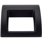 Top Knobs TK616BLK TK616 Tango 1 1/2" Finger Pull Flat Black