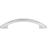 Top Knobs TK618PC TK618 Tango Cut Out 3 3/4" Center to Center Arched Cabinet Pull Polished Chrome