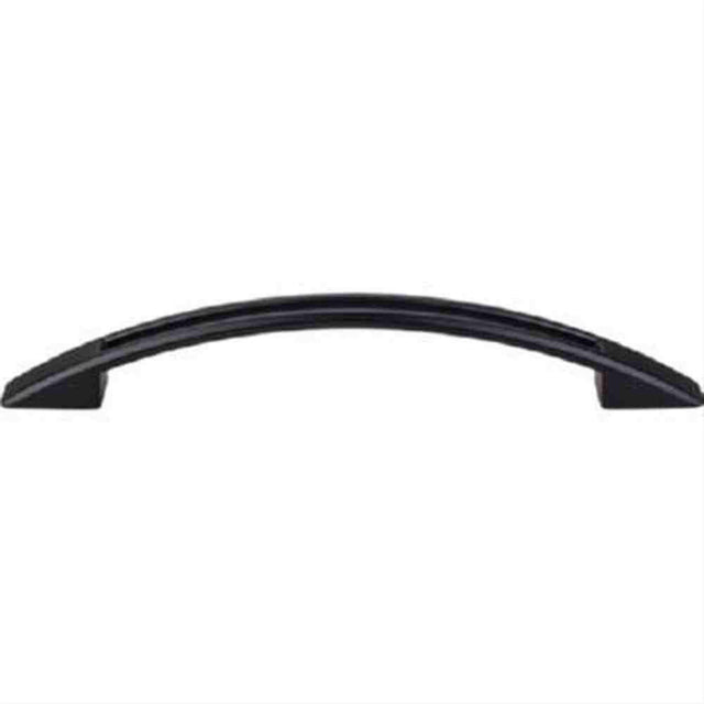 Top Knobs TK619BLK TK619 Tango Cut Out Cabinet Pull 5-1/16" Center to Center Flat Black
