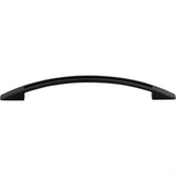 Top Knobs TK620BLK TK620 Tango Cut Out 6 5/16" Center to Center Arched Cabinet Pull Flat Black