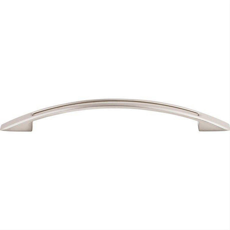 Top Knobs TK620BSN TK620 Tango Cut Out 6 5/16" Center to Center Arched Cabinet Pull Brushed Satin Nickel