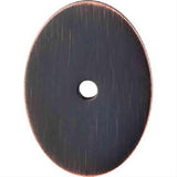 Top Knobs TK62TB TK62 Oval Large Backplate 1-3/4" Tuscan Bronze