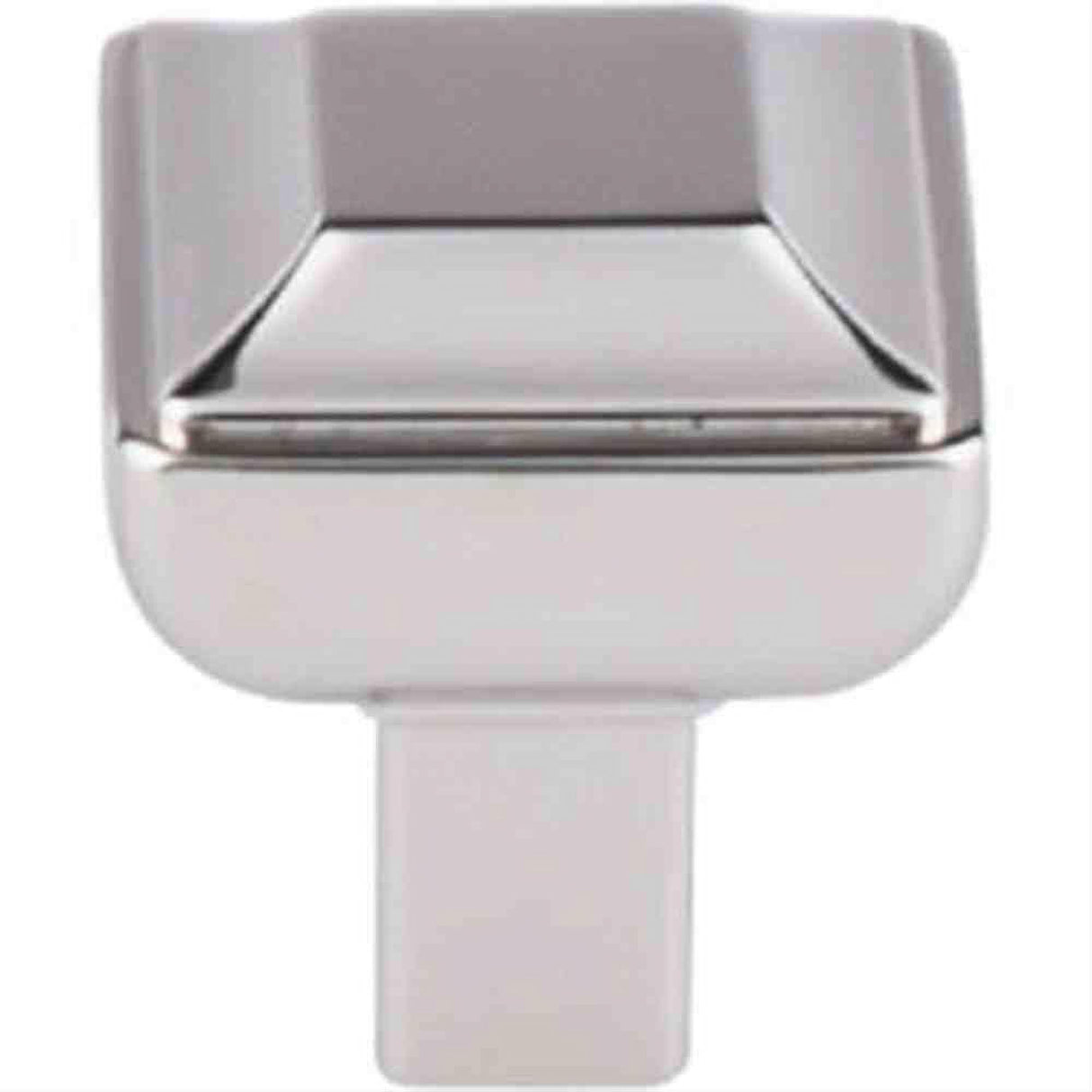 Top Knobs TK670PN TK670 Podium Square 1" Cabinet Knob Polished Nickel