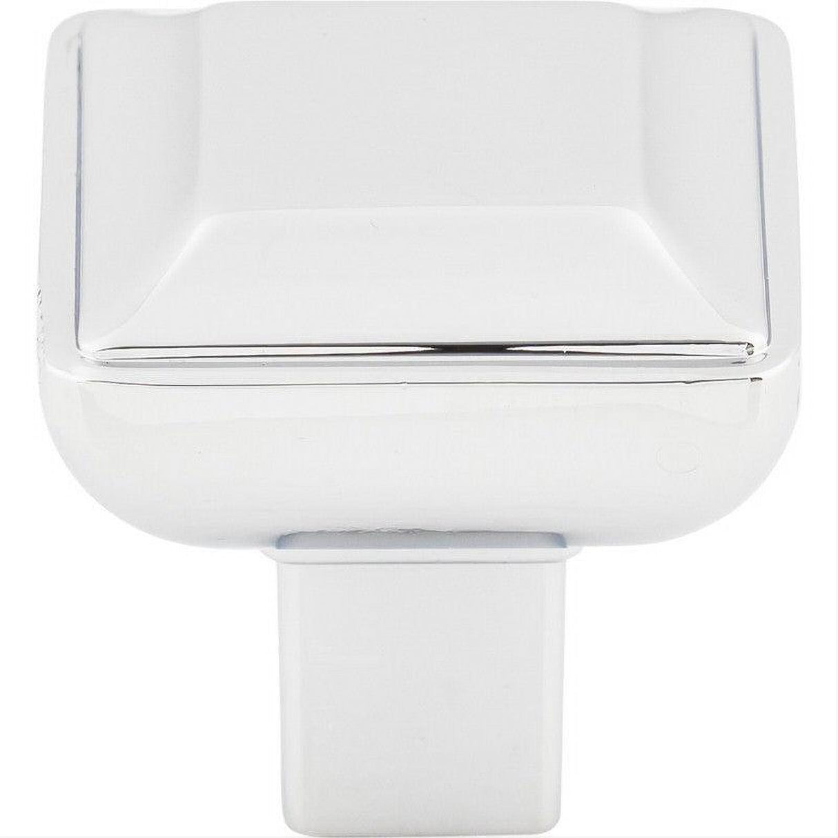 Top Knobs TK671PC TK671 Podium 1 1/8" Length Square Cabinet Knob Polished Chrome