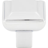 Top Knobs TK671PC TK671 Podium 1 1/8" Length Square Cabinet Knob Polished Chrome