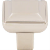 Top Knobs TK671PN TK671 Podium 1 1/8" Length Square Cabinet Knob Polished Nickel
