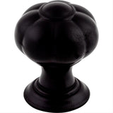 Top Knobs TK690BLK TK690 Allington 1" Diameter Mushroom Cabinet Knob Flat Black