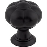 Top Knobs TK691BLK TK691 Allington 1 1/4" Diameter Mushroom Cabinet Knob Flat Black