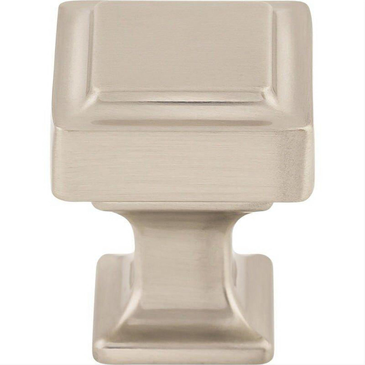 Top Knobs TK700BSN TK700 Ascendra 1" Length Square Cabinet Knob Brushed Satin Nickel