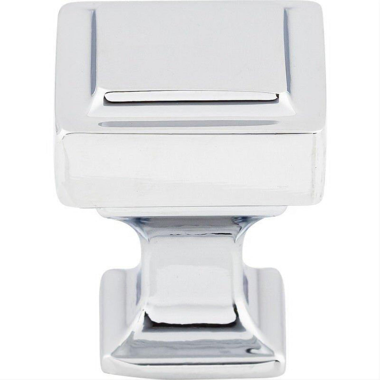 Top Knobs TK700PC TK700 Ascendra 1" Length Square Cabinet Knob Polished Chrome