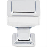 Top Knobs TK700PC TK700 Ascendra 1" Length Square Cabinet Knob Polished Chrome