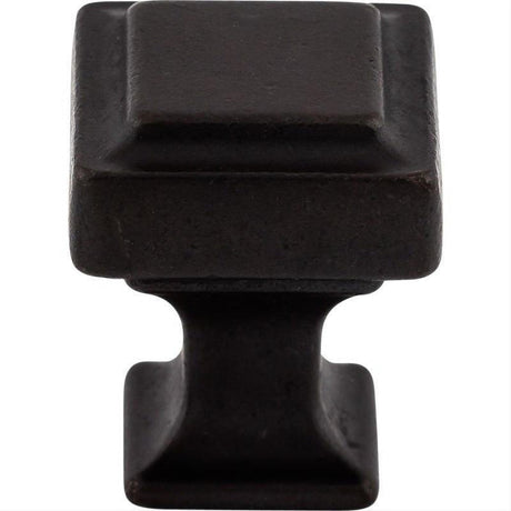 Top Knobs TK700SAB TK700 Ascendra 1" Length Square Cabinet Knob Sable