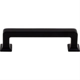 Top Knobs TK703BLK TK703 Ascendra 3 3/4" Center to Center Bar Pull Flat Black