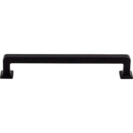 Top Knobs TK705BLK Ascendra 6 5/16" Center to Center Bar Pull Flat Black