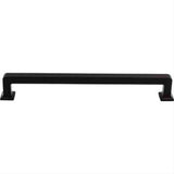 Top Knobs TK709BLK TK709 Ascendra Cabinet Pull / Appliance Pull 12" Center to Center Flat Black
