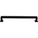 Top Knobs TK710BLK TK710 Ascendra 18" Center to Center Cabinet Pull / Appliance Pull Flat Black